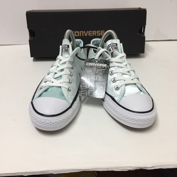 Women’s converse CTas OX glacier blue white SZ 6 7 - Picture 3 of 5